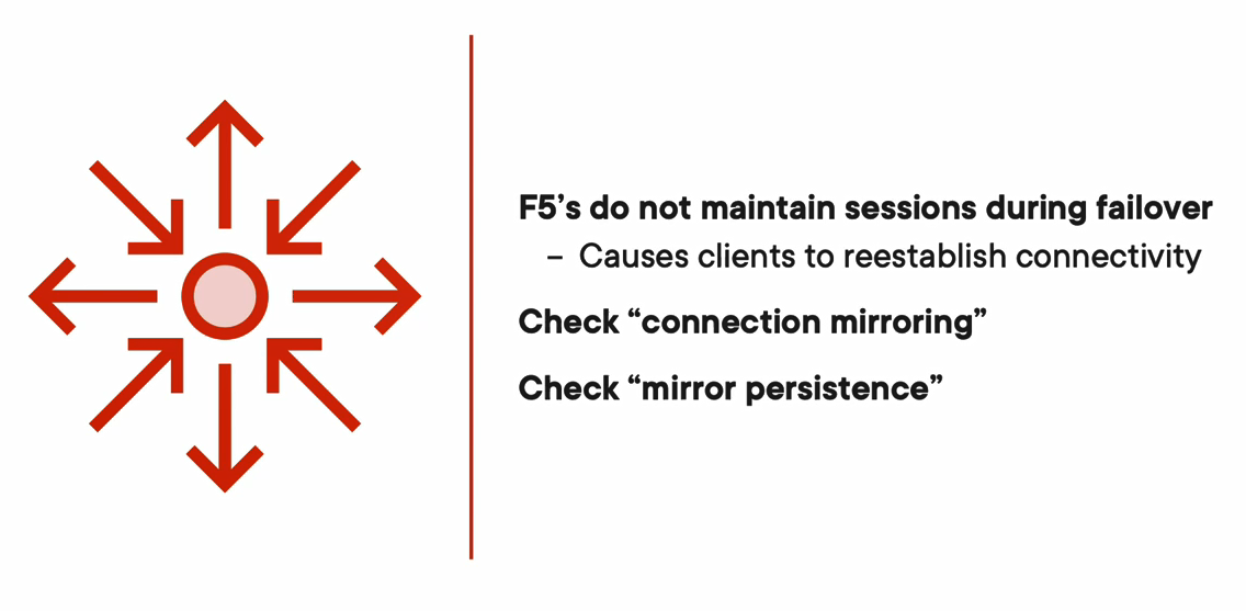 HA Session Failover