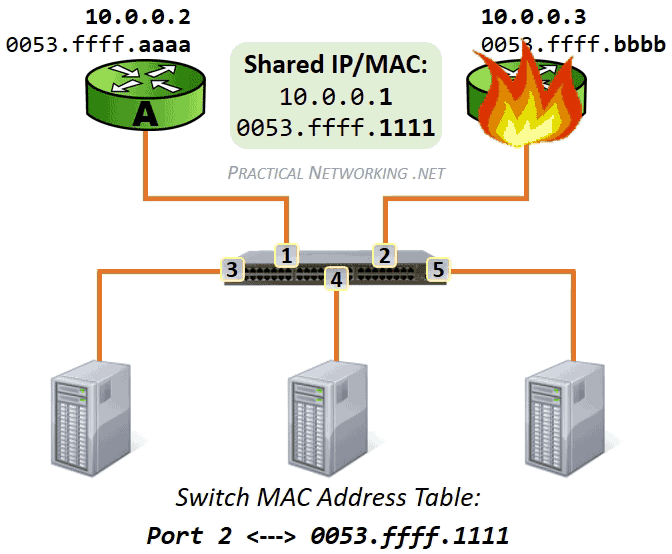 Redundant IP and MAC Addresses